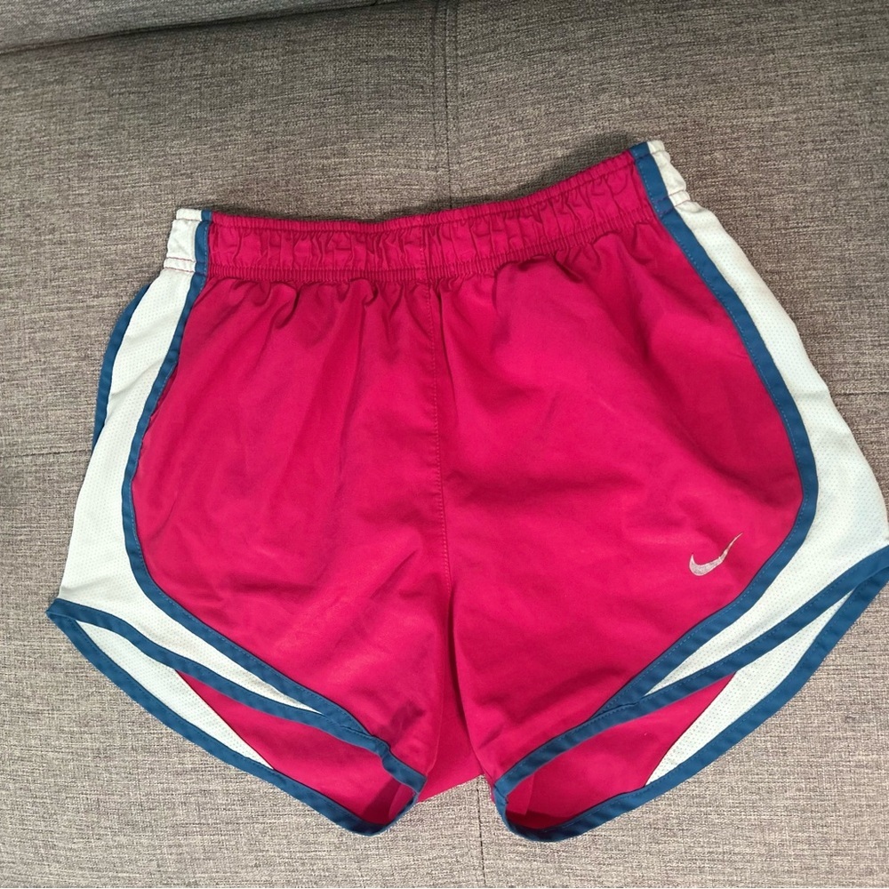 Nike Dri-Fit Running Shorts Bundle XS Pink Teal 3” Inseam - Picture 6 of 9